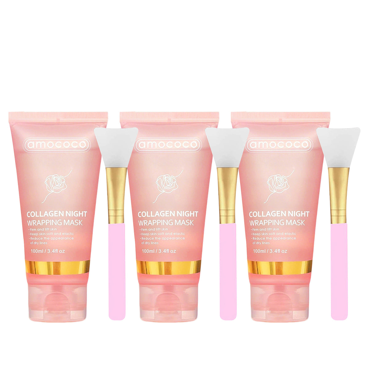 Rushify Collagen Wrapping Mask — overnight firming treatment tube