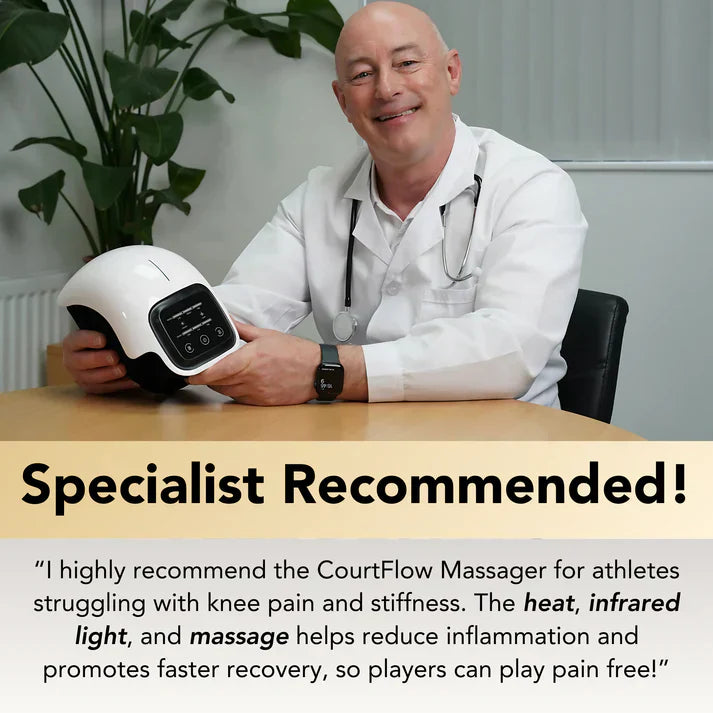 Rushify RedLight Massager used during a daily at-home session